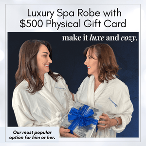 -$500 Physical Gift Card with Luxury Spa Robe-Blue Water Spa
