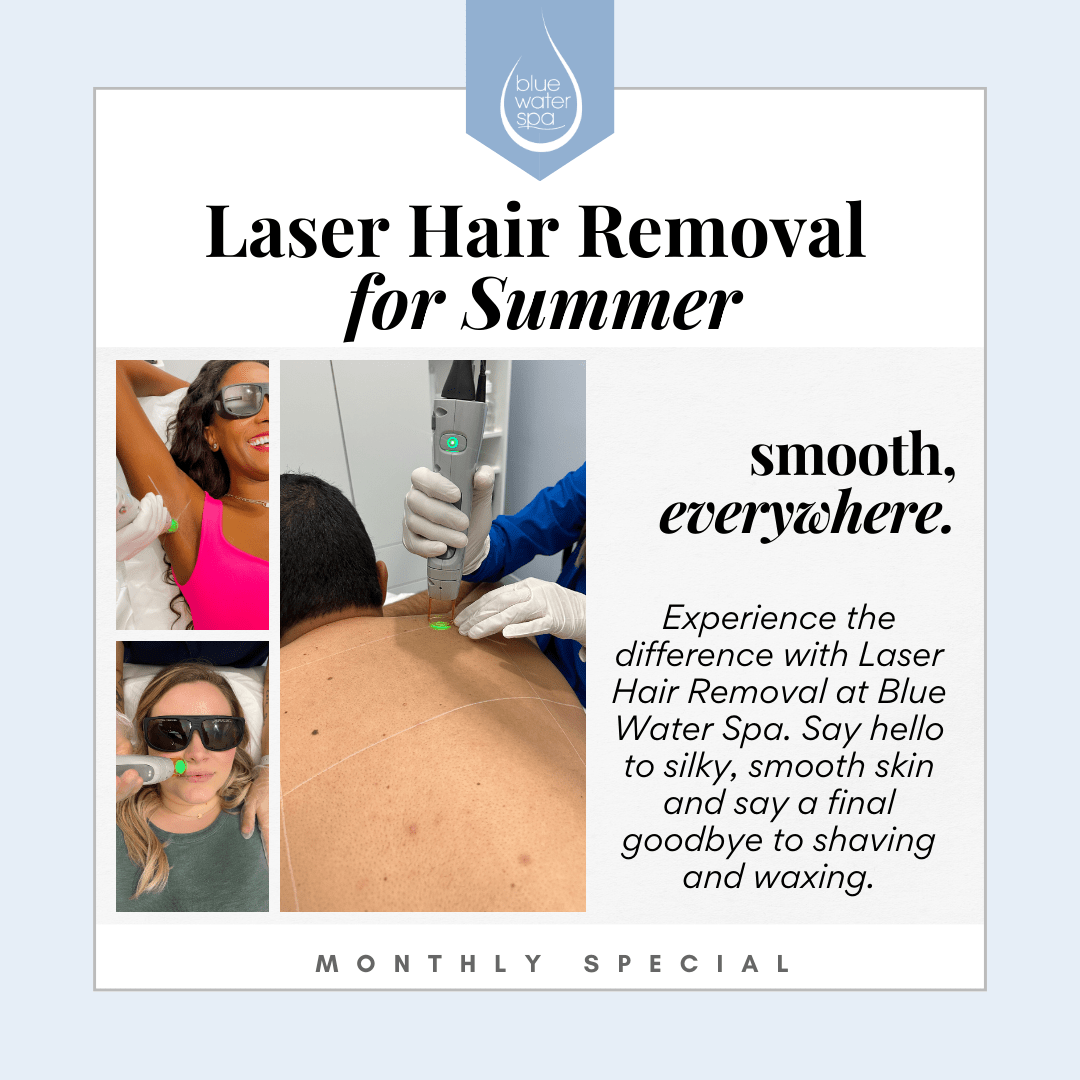 Laser Hair Removal Treatment Blue Water Spa in Raleigh NC