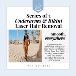Body Treatments-3 Laser Hair Removal Sessions-Blue Water Spa