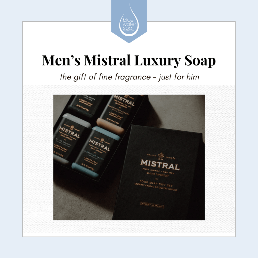 Men's Skincare - Men's Mistral Luxury Soap - Blue Water Spa