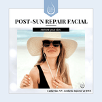 Monthly Specials - Post - Sun Repair Facial - Blue Water Spa