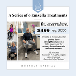 Body Treatments-Series of 6 Emsella Treatments-Blue Water Spa
