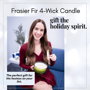Candle-Frasier Fir 4-Wick Candle-Blue Water Spa