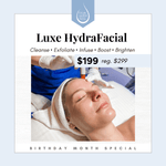 Face Treatments-Luxe HydraFacial (Birthday)-Blue Water Spa