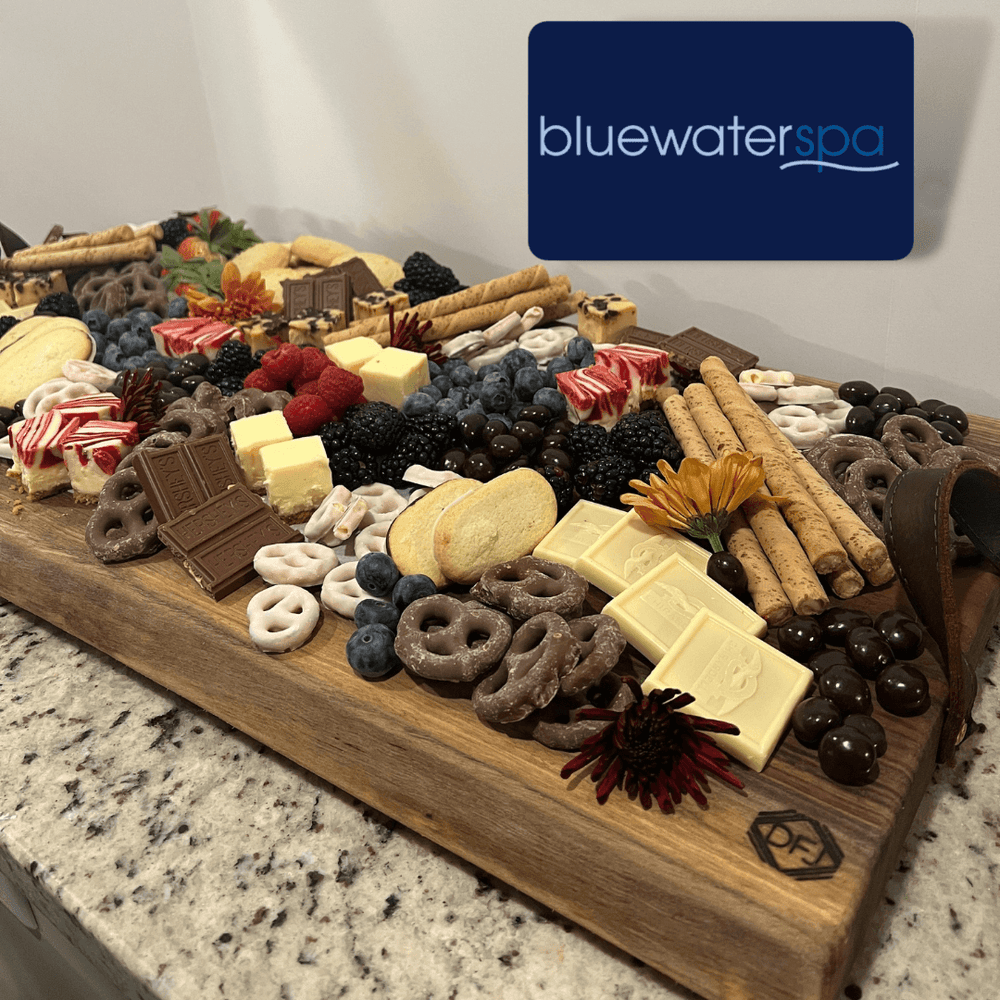 
            
                Load image into Gallery viewer, Gift Cards-$1000 Physical Gift Card with Charcuterie Board-Blue Water Spa
            
        