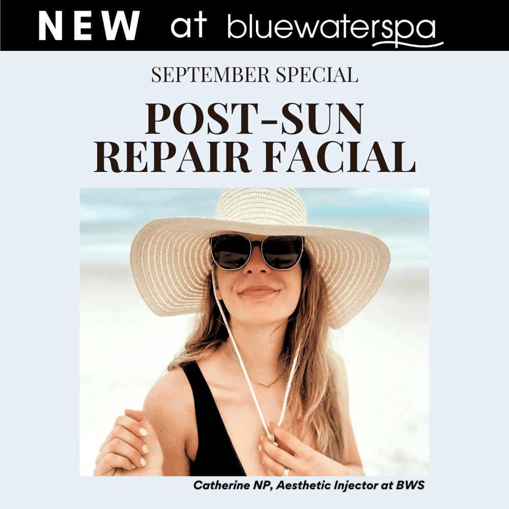 Monthly Specials-Post-Sun Repair Facial-Blue Water Spa