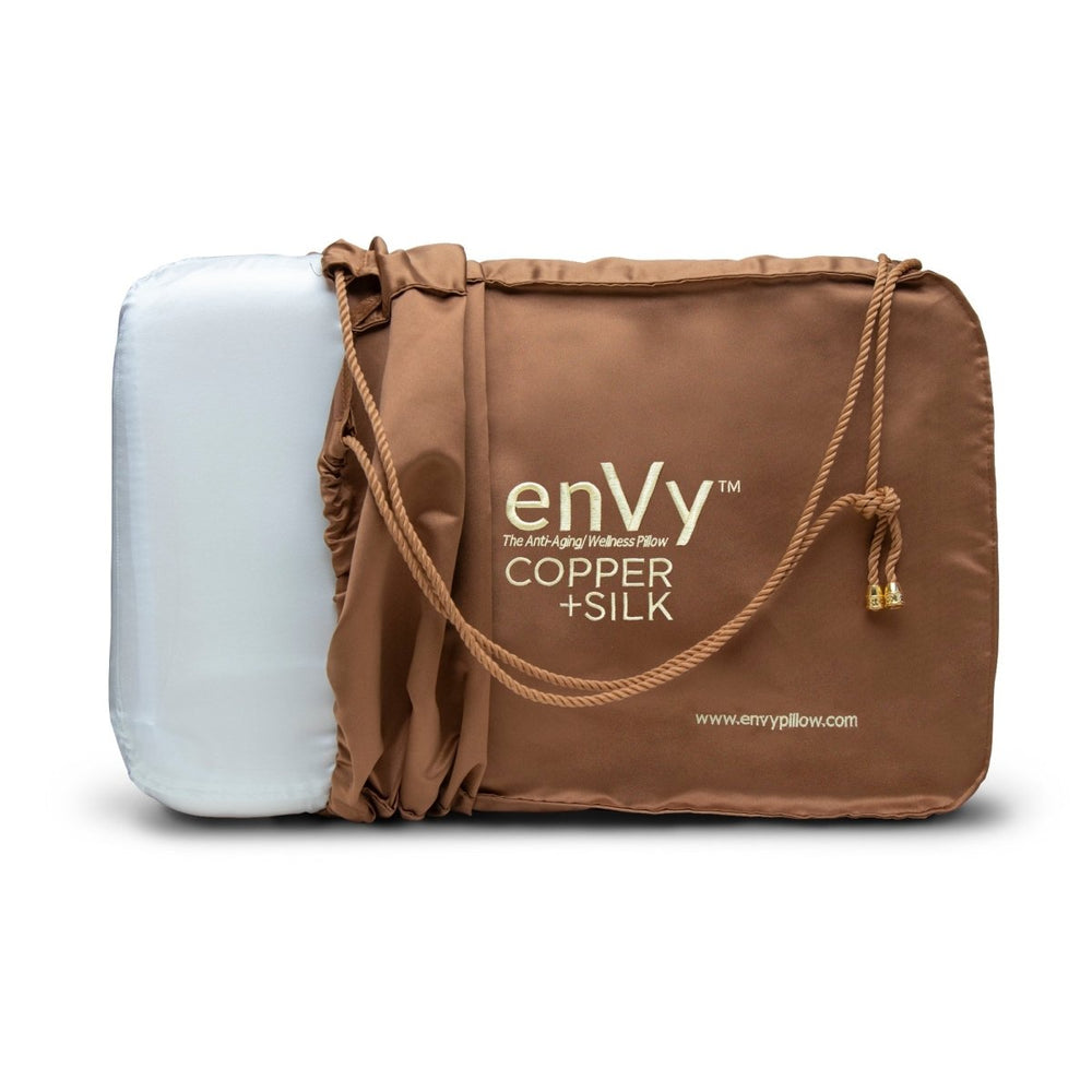 Envy Anti-Aging Pillow Silk Copper Infused Organic Latex